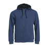 Classic Hoody Full Zip - Blue Melange - Image 1
