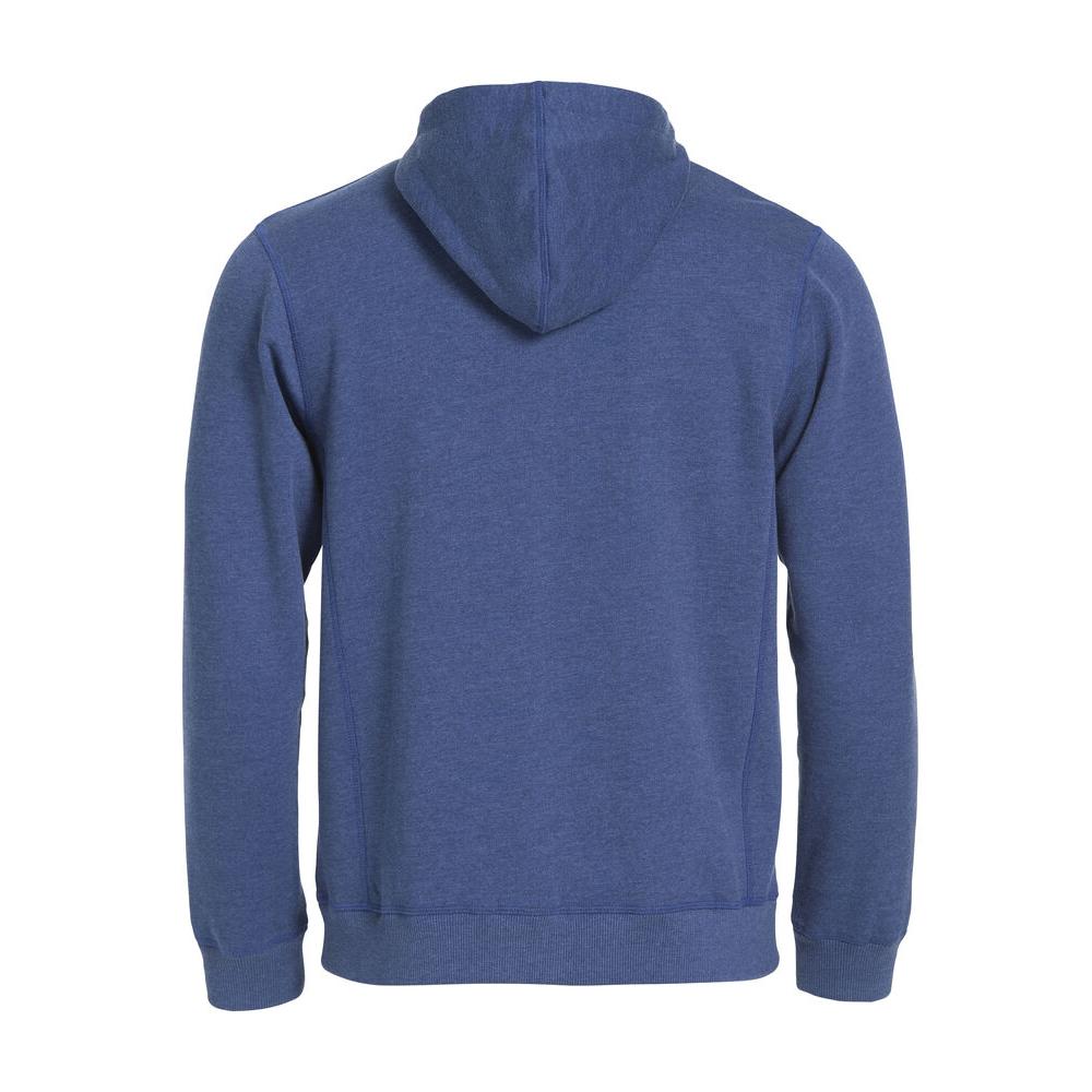 Classic Hoody Full Zip - Blue Melange - Image 2