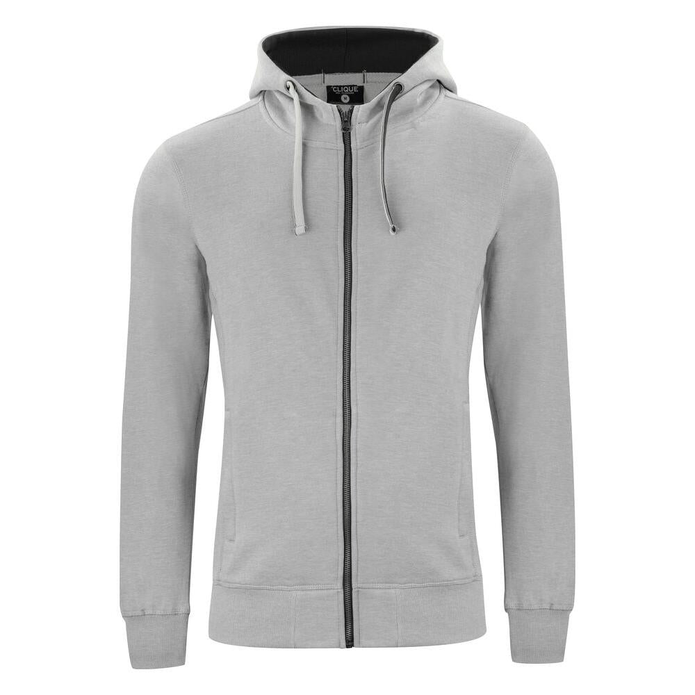 Classic Hoody Full Zip - Grey Melange - Image 1