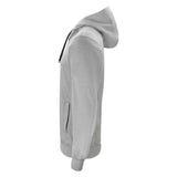 Classic Hoody Full Zip - Grey Melange - Image 3