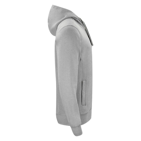 Classic Hoody Full Zip - Grey Melange - Image 4