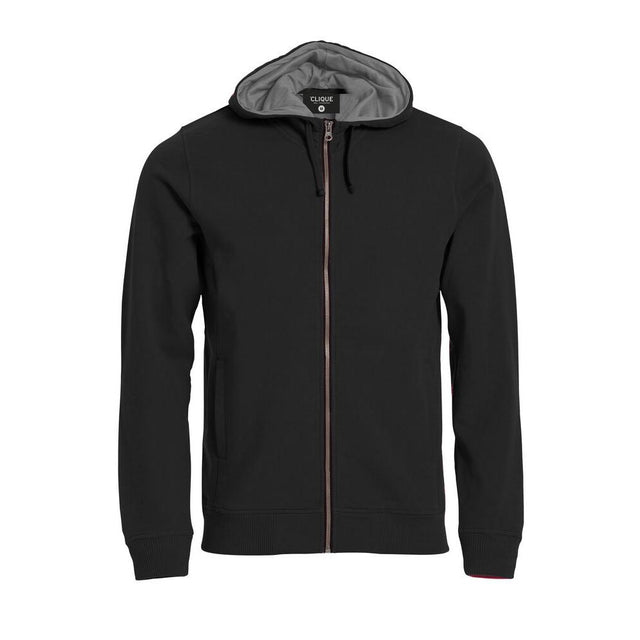 Classic Hoody Full Zip - Black - Image 1