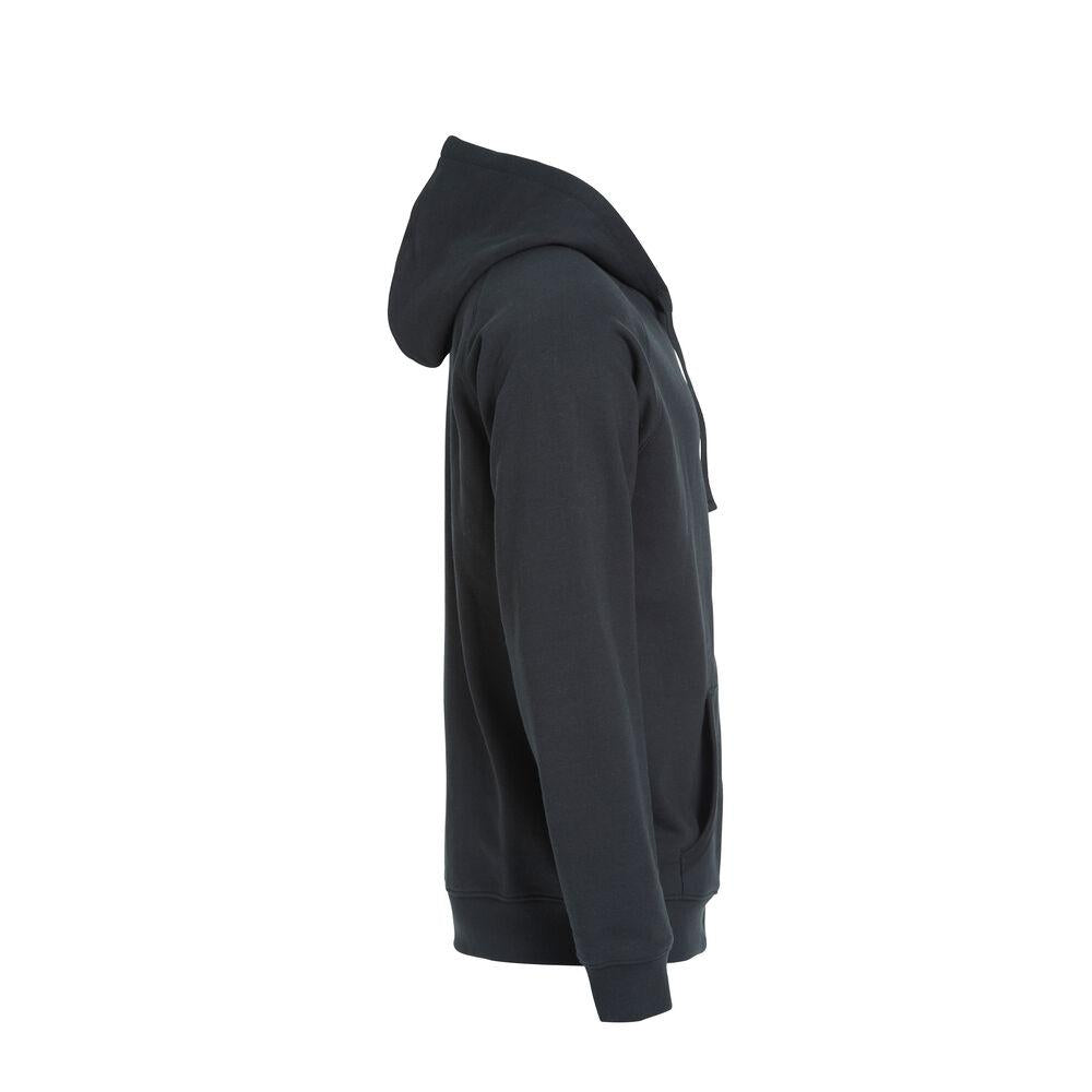 Classic Hoody Full Zip - Black - Image 4