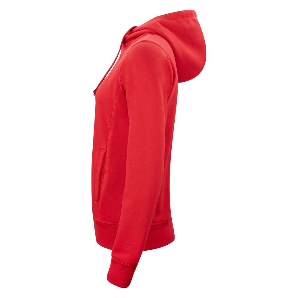 Classic Hoody Full Zip Women - Red - Image 3