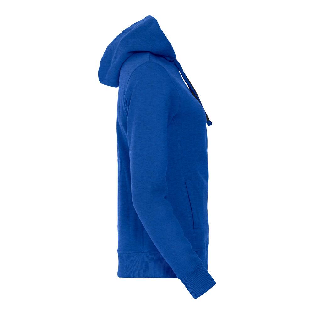 Classic Hoody Full Zip Women - Blue Melange - Image 4