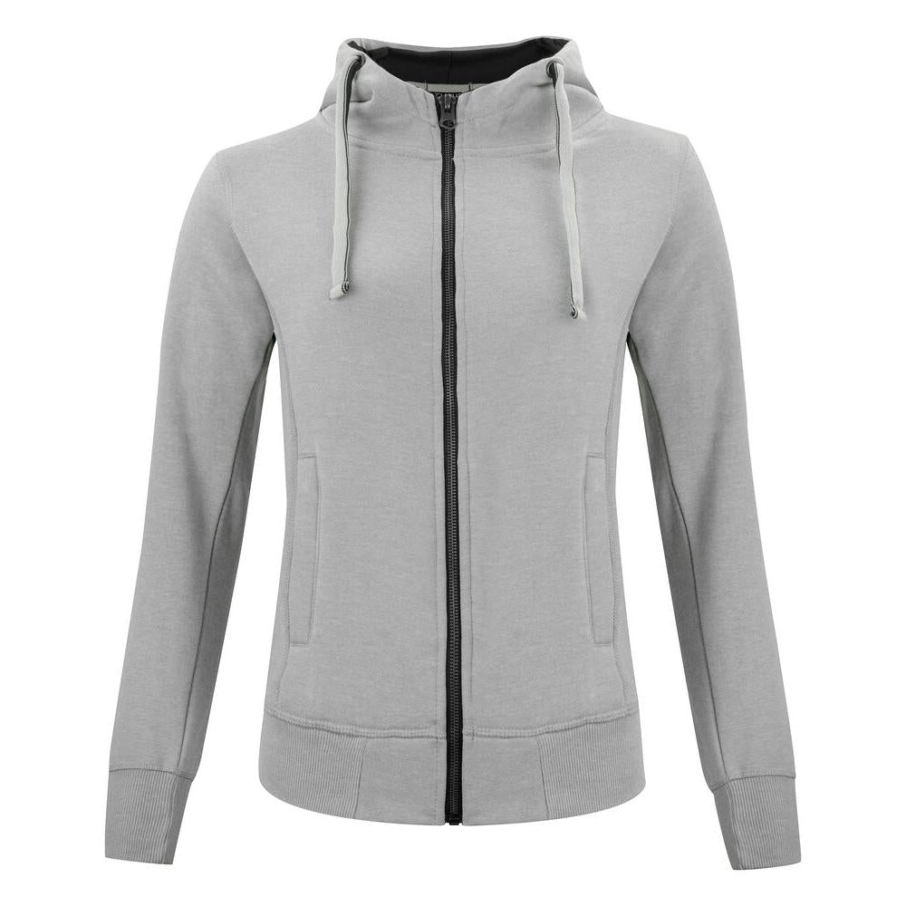 Classic Hoody Full Zip Women - Grey Melange - Image 1