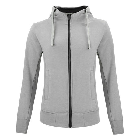 Classic Hoody Full Zip Women - Grey Melange - Image 1