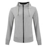 Classic Hoody Full Zip Women - Grey Melange - Image 1