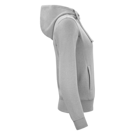 Classic Hoody Full Zip Women - Grey melange - Image 4