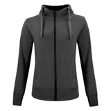 Classic Hoody Full Zip Women - Anthracite Melange - Image 1