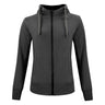 Classic Hoody Full Zip Women - Anthracite Melange - Image 1