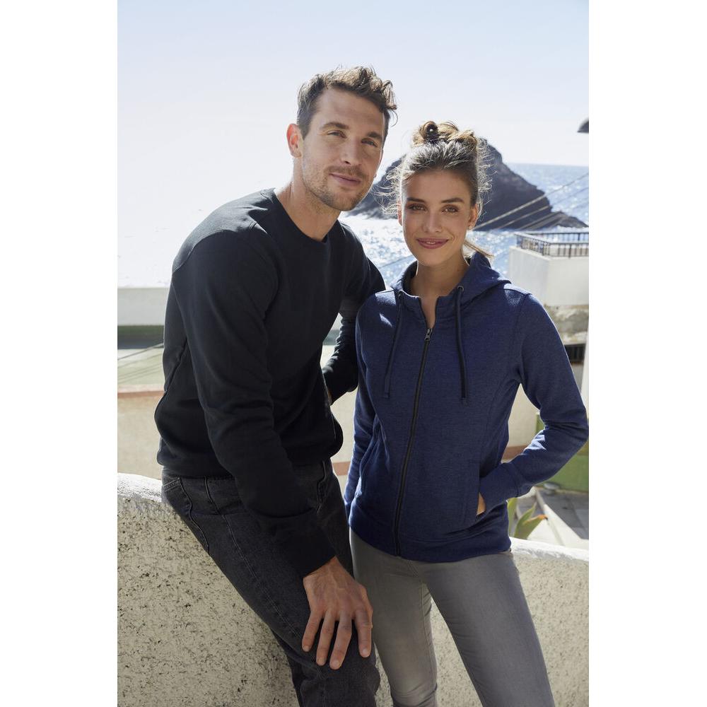 Classic Hoody Full Zip Women - Anthracite Melange - Image 5