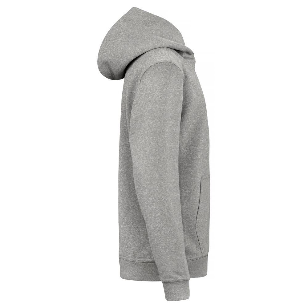 Basic Active Hoody Junior - Grey Melange - Image 4