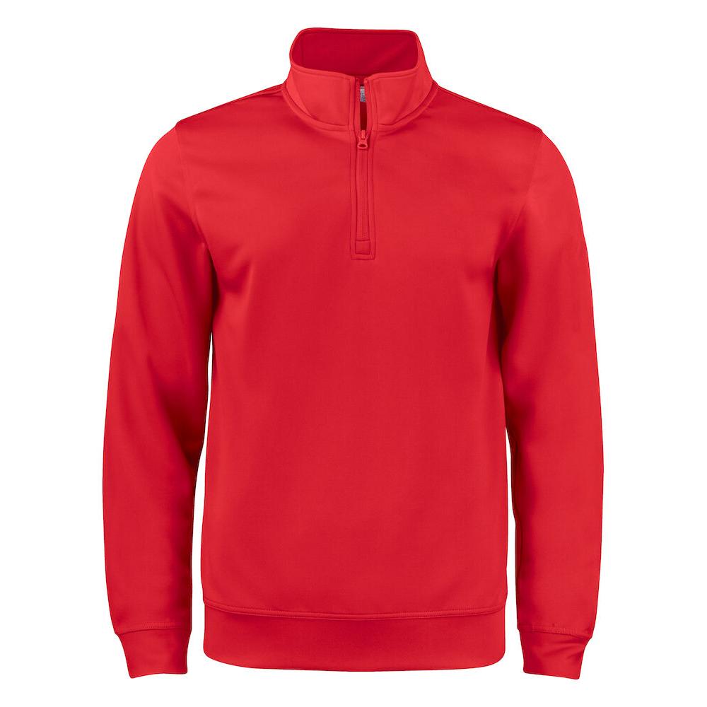 Basic Active Half Zip Junior - Red - Image 1