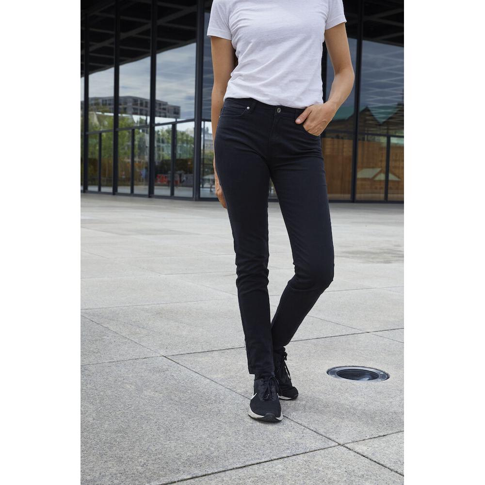5-Pocket Stretch Women - Dark navy - Image 2