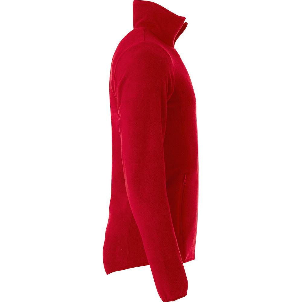 Basic Polar Fleece Jacket - Red - Image 4