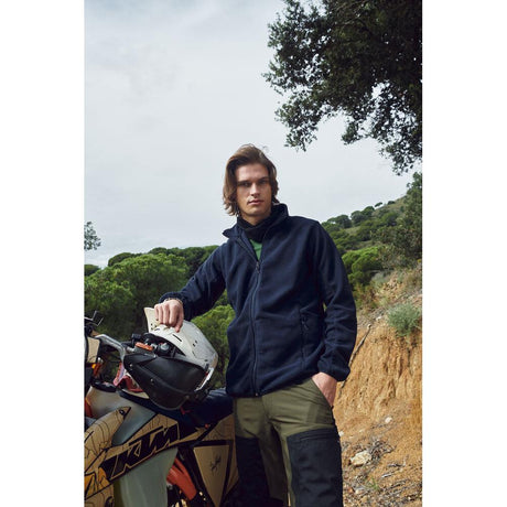 Basic Polar Fleece Jacket - Dark navy - Image 5