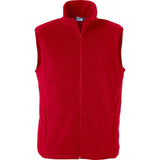 Basic Polar Fleece Vest - Red - Image 1