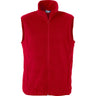 Basic Polar Fleece Vest - Red - Image 1