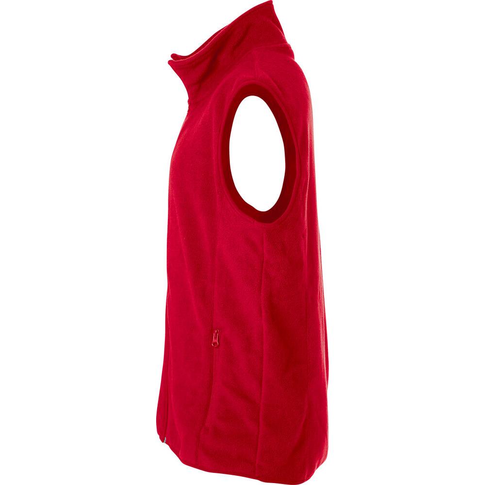 Basic Polar Fleece Vest - Red - Image 3