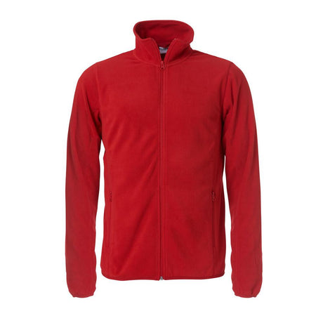 Basic Micro Fleece Jacket - Red - Image 1