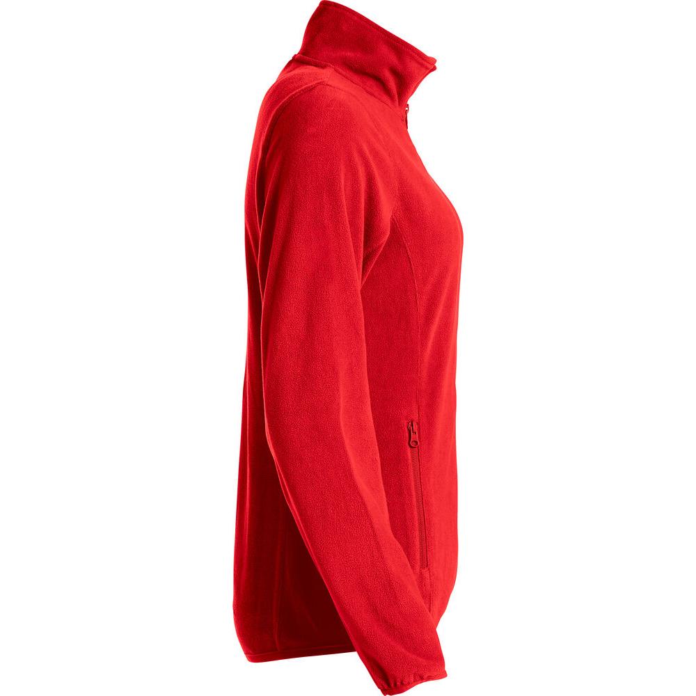 Basic Micro Fleece Jacket Women - Red - Image 4