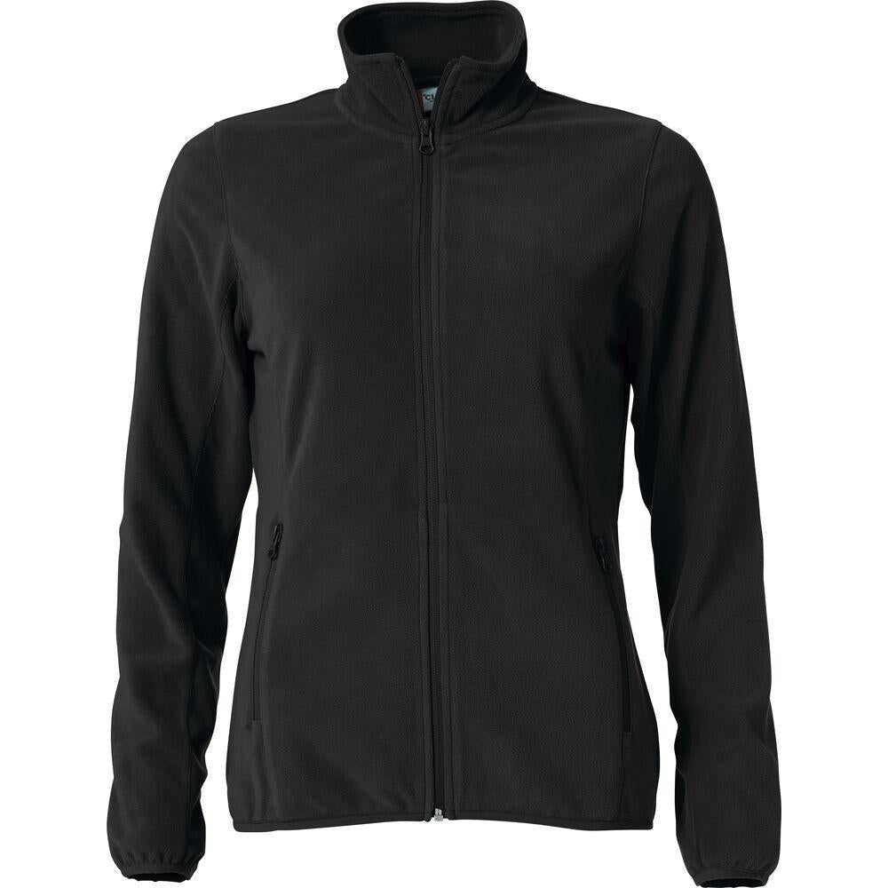 Basic Micro Fleece Jacket Women - Black - Image 1