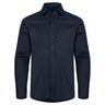 Stretch Shirt L/S - Dark Navy - Image 1