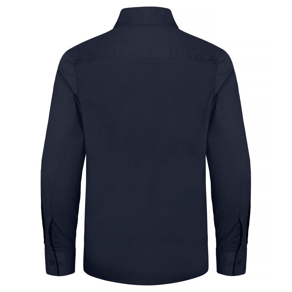 Stretch Shirt L/S - Dark Navy - Image 2