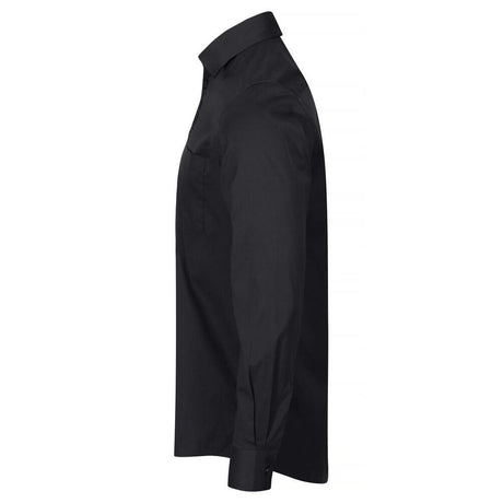 Stretch Shirt L/S - Black - Image 3