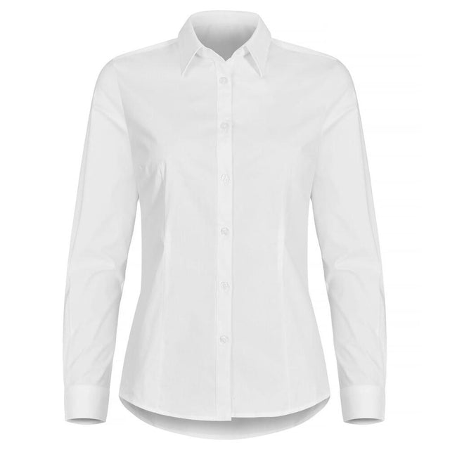 Stretch Shirt L/S Women - White - Image 1