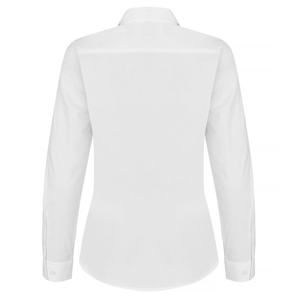 Stretch Shirt L/S Women - White - Image 2