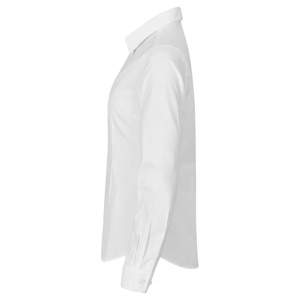 Stretch Shirt L/S Women - White - Image 3