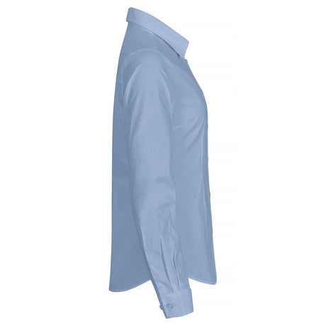 Stretch Shirt L/S Women - Light Blue - Image 4