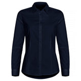 Stretch Shirt L/S Women - Dark Navy - Image 1