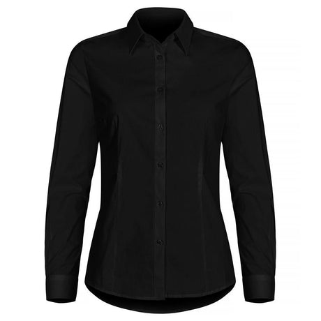 Stretch Shirt L/S Women - Black - Image 1