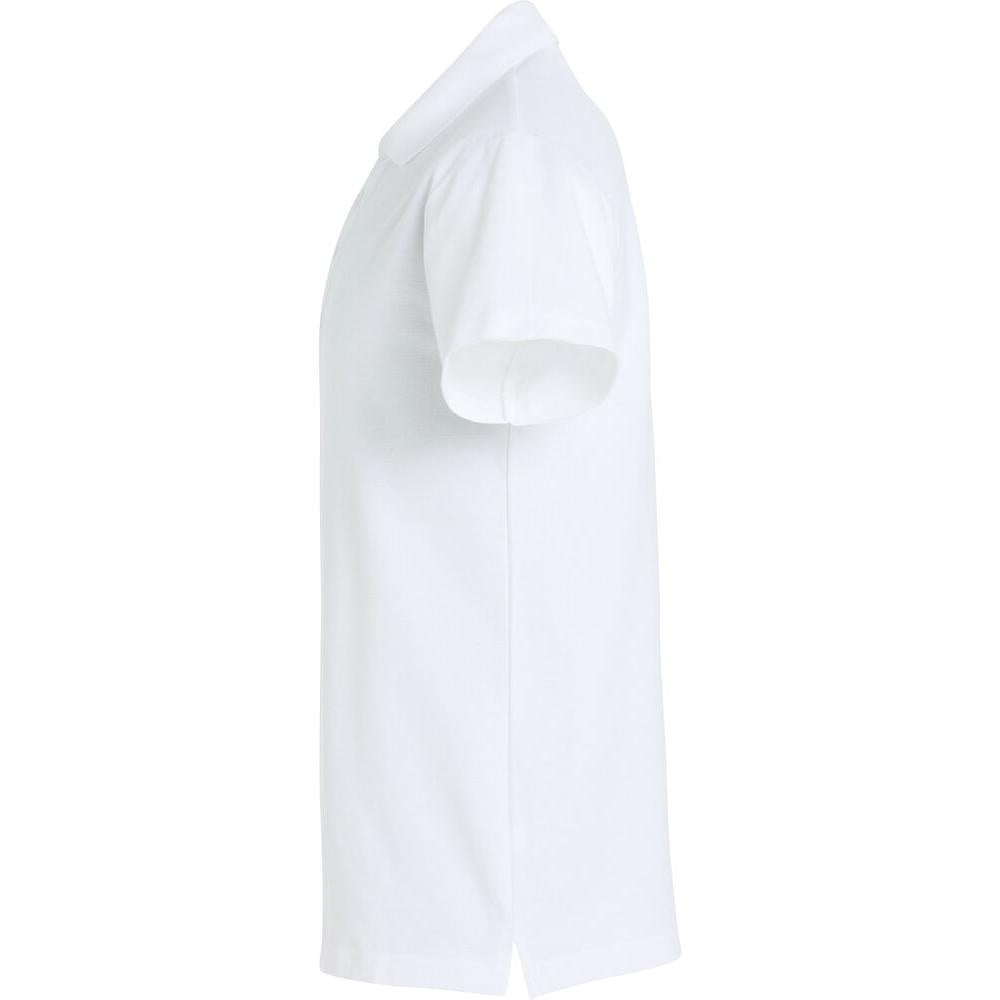 Basic Polo S/S Junior - White - Image 3