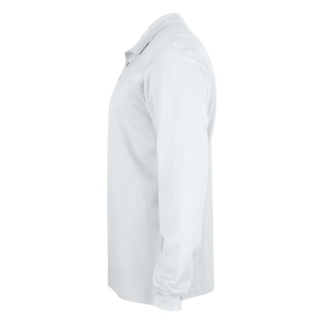 Basic Polo L/S Junior - White - Image 2