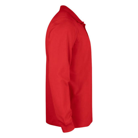Basic Polo L/S Junior - Red - Image 4