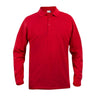 Basic Polo L/S Junior - Red - Image 1