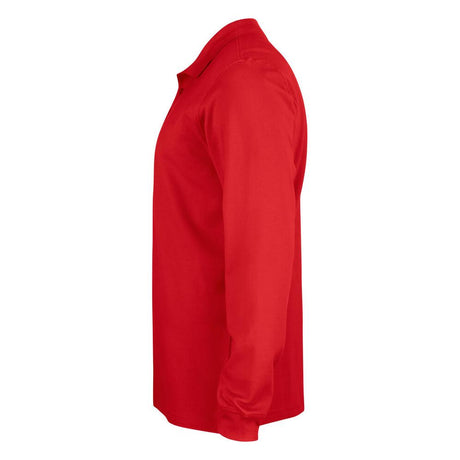 Basic Polo L/S Junior - Red - Image 3