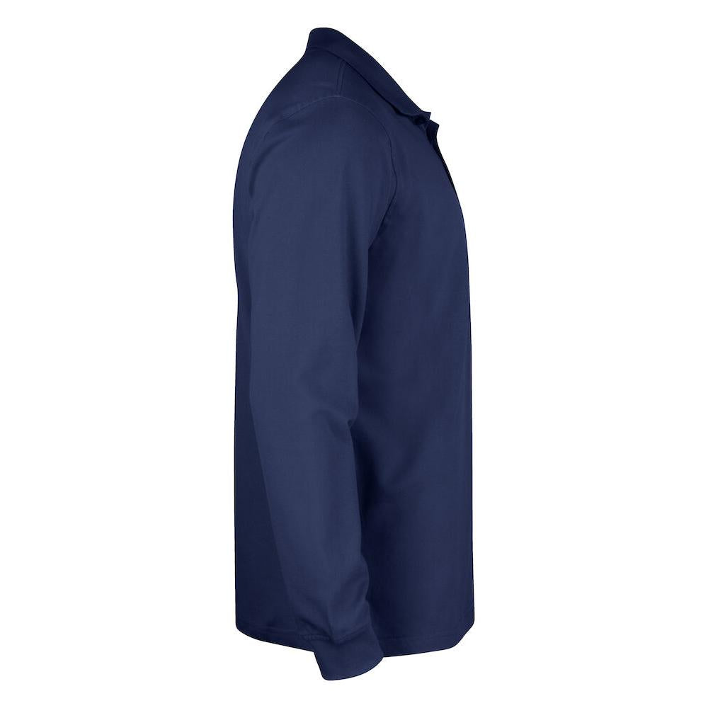 Basic Polo L/S Junior - Dark navy - Image 4