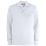 Basic Polo Pocket L/S - White - Image 1