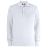 Basic Polo Pocket L/S - White - Image 1