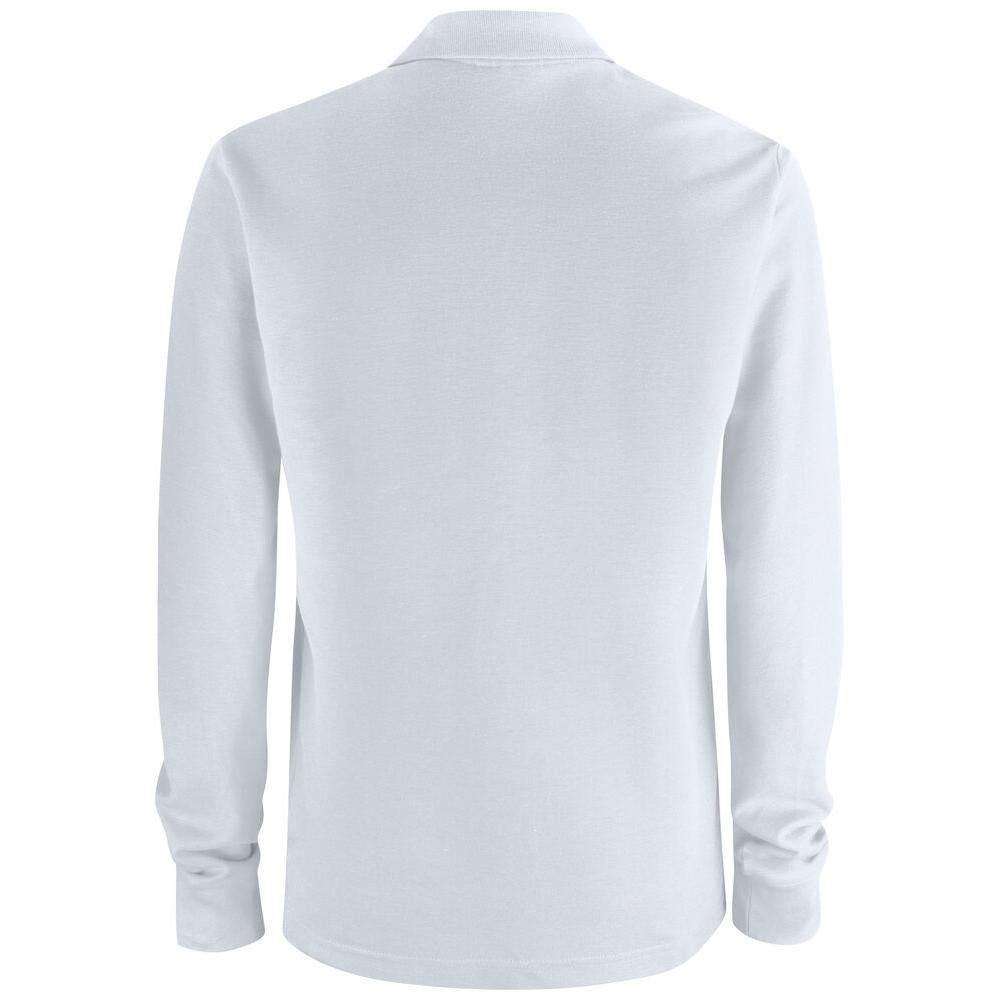 Basic Polo Pocket L/S - White - Image 2