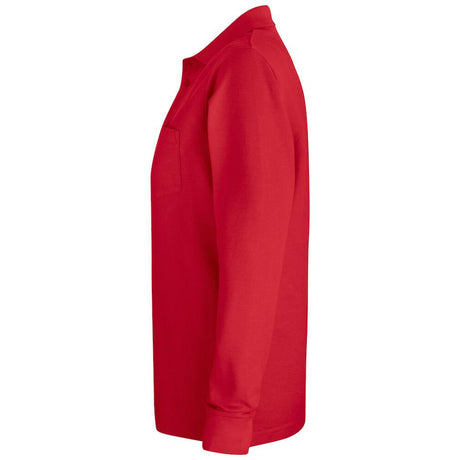 Basic Polo Pocket L/S - Red - Image 3