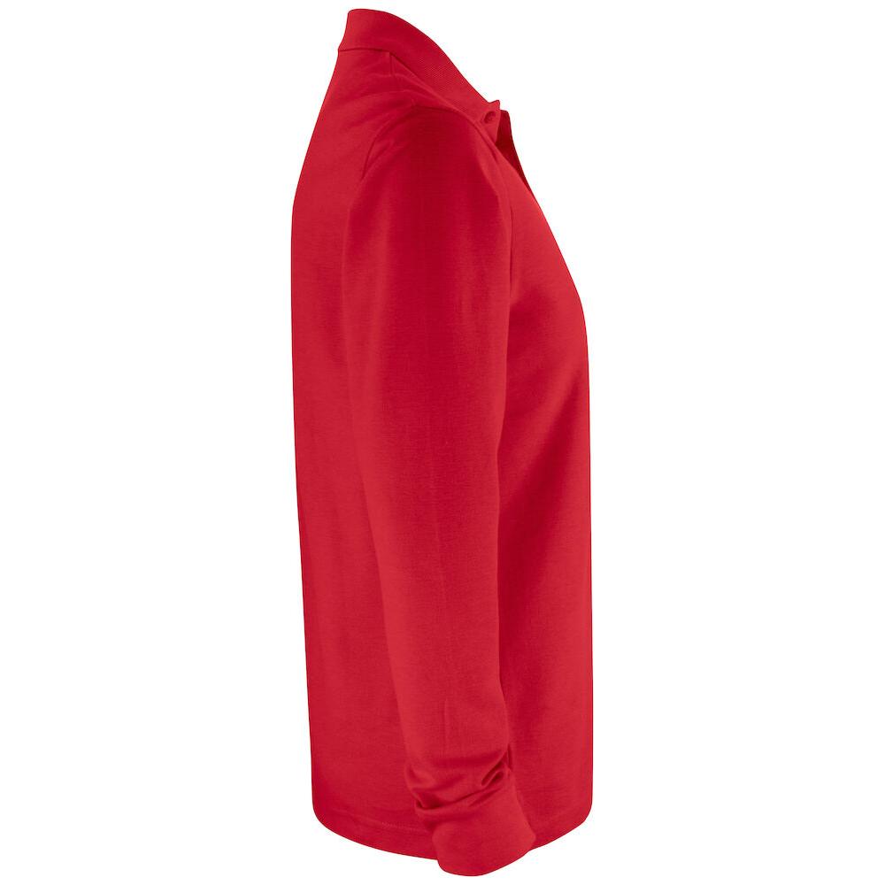 Basic Polo Pocket L/S - Red - Image 4