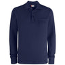 Basic Polo Pocket L/S - Dark navy - Image 1