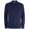 Basic Polo Pocket L/S - Dark Navy - Image 1