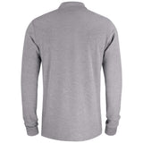 Basic Polo Pocket L/S - Grey melange - Image 2